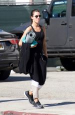 ALESSANDRA AMBROSIO Leaves Yoga Class in Brentwood 02/26/2018