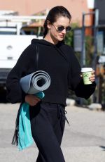 ALESSANDRA AMBROSIO Leaves Yoga Class in Brentwood 02/26/2018