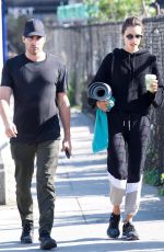 ALESSANDRA AMBROSIO Leaves Yoga Class in Brentwood 02/26/2018