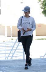 ALESSANDRA AMBROSIO Out and About in Brentwood 02/24/2018