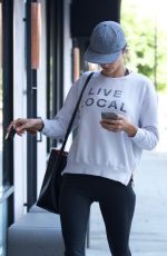 ALESSANDRA AMBROSIO Out and About in Brentwood 02/24/2018