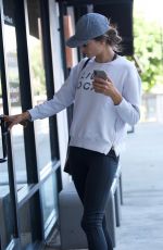 ALESSANDRA AMBROSIO Out and About in Brentwood 02/24/2018