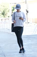 ALESSANDRA AMBROSIO Out and About in Brentwood 02/24/2018