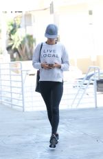 ALESSANDRA AMBROSIO Out and About in Brentwood 02/24/2018