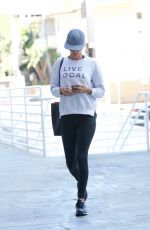 ALESSANDRA AMBROSIO Out and About in Brentwood 02/24/2018