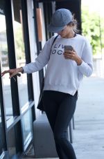 ALESSANDRA AMBROSIO Out and About in Brentwood 02/24/2018