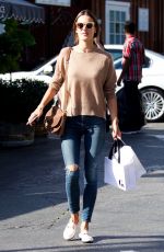 ALESSANDRA AMBROSIO Out Shopping in Los Angeles 02/01/2018