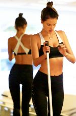 ALESSANRA AMBROSIO at Pilates Class in Brentwood 02/08/2018