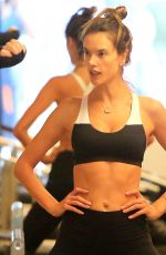 ALESSANRA AMBROSIO at Pilates Class in Brentwood 02/08/2018
