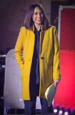 ALEX JONES on the Set of The One Show in London 02/21/2018