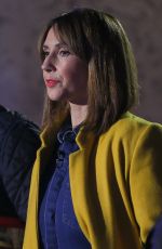ALEX JONES on the Set of The One Show in London 02/21/2018