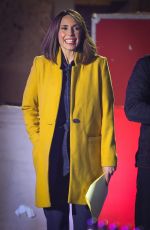ALEX JONES on the Set of The One Show in London 02/21/2018