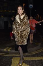 ALEXA CHUNG Arrives at The Ned Hotel in London 02/21/2018