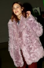 ALEXA CHUNG at Adam Selman Show in New York 02/08/2018