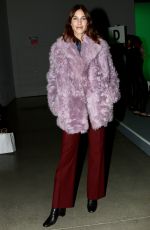 ALEXA CHUNG at Adam Selman Show in New York 02/08/2018