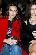 ALEXA CHUNG at Burberry Show at London Fashion Week 02/17/2018