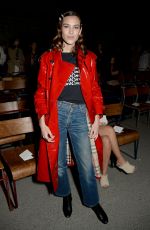 ALEXA CHUNG at Burberry Show at London Fashion Week 02/17/2018