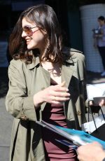 ALEXANDRA DADDARIO Leaves CFDA Luncheon at Chateau Marmont in Los Angeles 02/20/2018