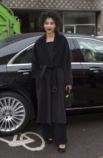 ALEXANDRA SHIPP Leaves Max Mara Fashion Show in Milan 02/22/2018