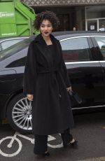 ALEXANDRA SHIPP Leaves Max Mara Fashion Show in Milan 02/22/2018