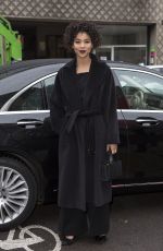 ALEXANDRA SHIPP Leaves Max Mara Fashion Show in Milan 02/22/2018