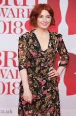 ALICE LEVINE at Brit Awards 2018 in London 02/21/2018