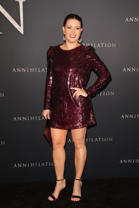 ALICIA MACHADO at Annihilation Premiere in Los Angeles 02/13/2018