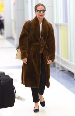 ALICIA VIKANDER Arrives at JFK Airport in New York 02/20/2018