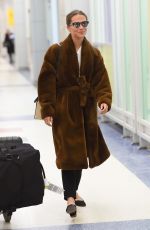 ALICIA VIKANDER Arrives at JFK Airport in New York 02/20/2018