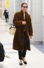 ALICIA VIKANDER Arrives at JFK Airport in New York 02/20/2018