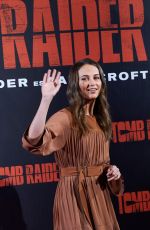 ALICIA VIKANDER at Tomb Raider Photocall in Madrid 02/28/2018