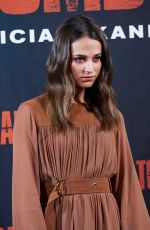 ALICIA VIKANDER at Tomb Raider Photocall in Madrid 02/28/2018