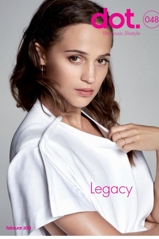 ALICIA VIKANDER in Dot. Magazine, February 2018