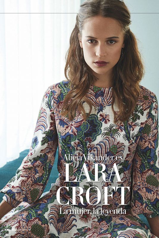 ALICIA VIKANDER in Glamour Magazine, Mexico March 2018
