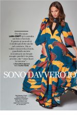 ALICIA VIKANDER in Io Donna Del Corriere Della Sera, February 2018