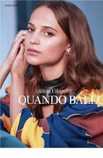 ALICIA VIKANDER in Io Donna Del Corriere Della Sera, February 2018