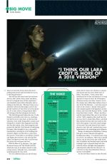 ALICIA VIKANDER in ScFfiNow, February 2018 Issue