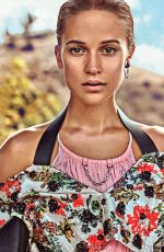 ALICIA VIKANDER in Vogue Magazine, March 2018