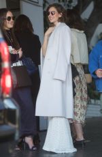ALISON BRIE Leaves CFDA Luncheon at Chateau Marmont in Los Angeles 02/20/2018