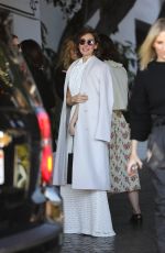 ALISON BRIE Leaves CFDA Luncheon at Chateau Marmont in Los Angeles 02/20/2018