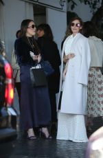 ALISON BRIE Leaves CFDA Luncheon at Chateau Marmont in Los Angeles 02/20/2018