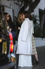 ALISON BRIE Leaves CFDA Luncheon at Chateau Marmont in Los Angeles 02/20/2018