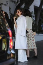 ALISON BRIE Leaves CFDA Luncheon at Chateau Marmont in Los Angeles 02/20/2018