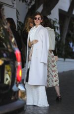ALISON BRIE Leaves CFDA Luncheon at Chateau Marmont in Los Angeles 02/20/2018
