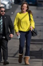 ALLISON JANNEY Arrives at Jimmy Kimmel Live in Los Angeles 02/20/2018