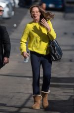 ALLISON JANNEY Arrives at Jimmy Kimmel Live in Los Angeles 02/20/2018