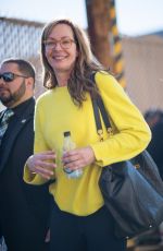 ALLISON JANNEY Arrives at Jimmy Kimmel Live in Los Angeles 02/20/2018