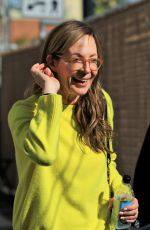 ALLISON JANNEY Arrives at Jimmy Kimmel Live in Los Angeles 02/20/2018
