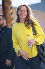 ALLISON JANNEY Arrives at Jimmy Kimmel Live in Los Angeles 02/20/2018