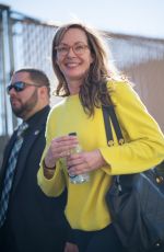 ALLISON JANNEY Arrives at Jimmy Kimmel Live in Los Angeles 02/20/2018